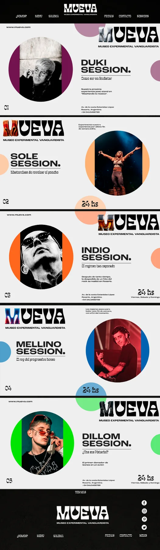Prototipo de página web MUEVA